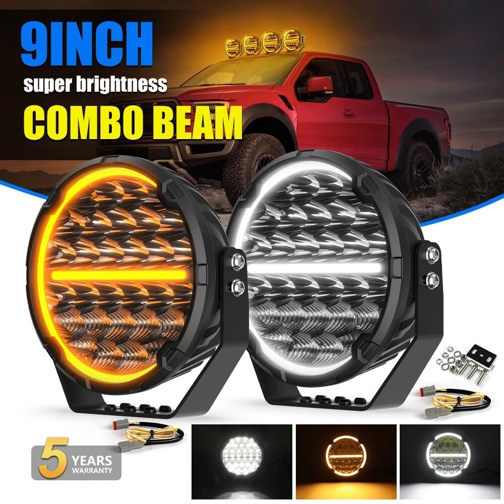 2x Auxbeam 9\