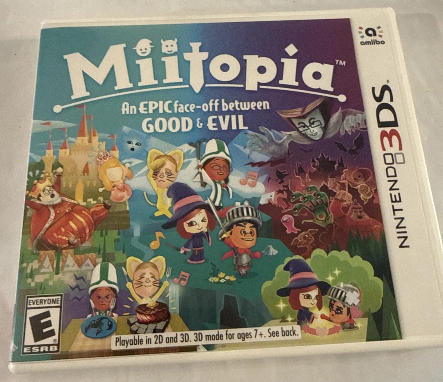Miitopia: An Epic Face-Off Between Good & Evil 3DS Case Only No Game