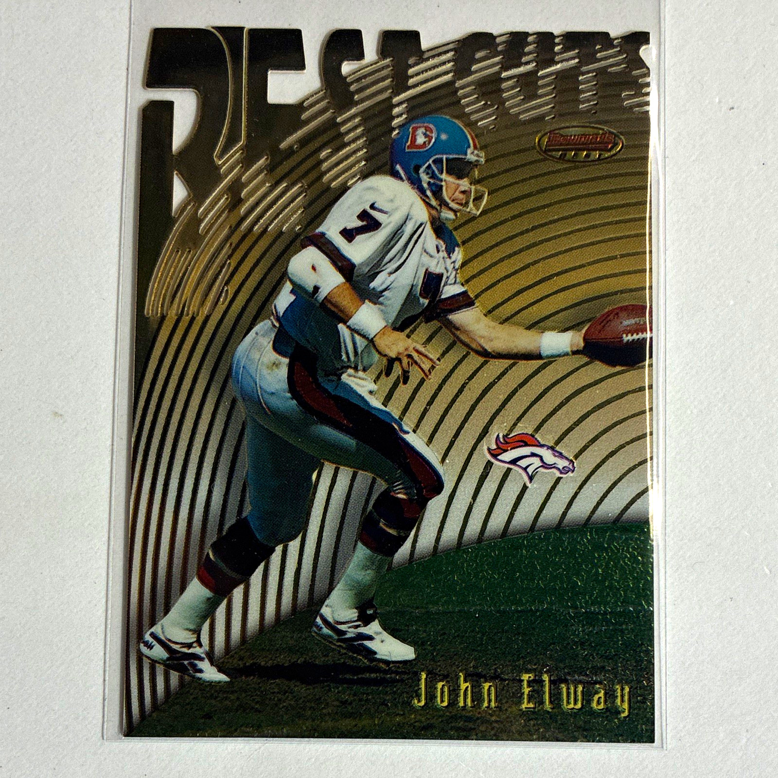 Topps 1997 Bowman\'s Best Best Cuts Insert John Elway #BC3 Broncos Topps 1997 Bowman\'s Best Best Cuts Insert John Elway #BC3 Broncos