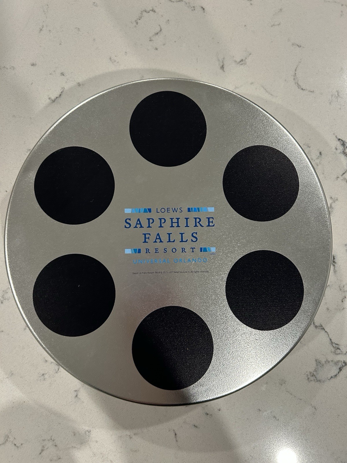 Round Tin Box Loews Sapphire Falls Resort Universal Studios Orlando Round Tin Box Loews Sapphire Falls Resort Universal Studios Orlando