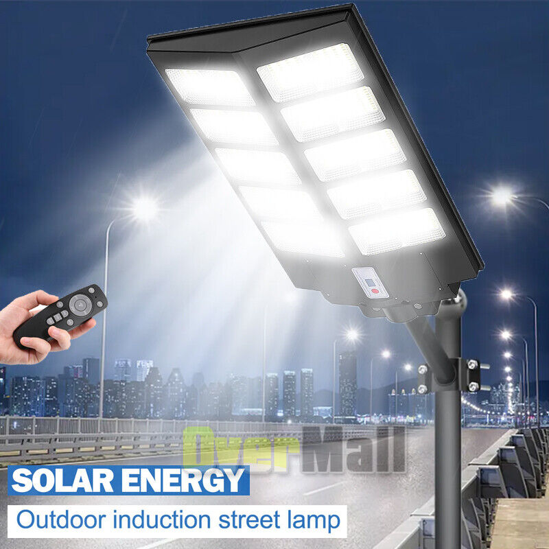 99000000LM 1000W Outdoor Commercial LED Solar Street Light Flood Light Road Lamp