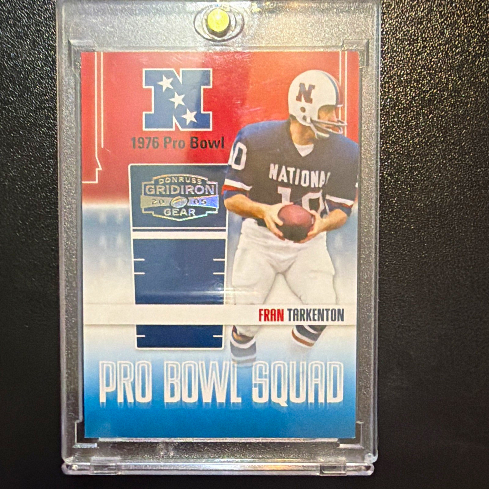 Donruss 2005 Gridiron Gear Fran Tarkenton Pro Bowl Squad #PBS-2 022/100 Donruss 2005 Gridiron Gear Fran Tarkenton Pro Bowl Squad #PBS-2 022/100