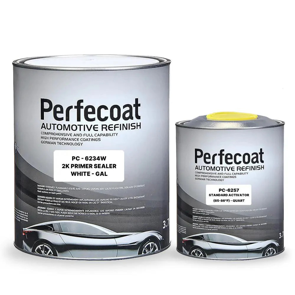 Perfecoat 2k Primer Sealer White (4:1) PC6234W + Standard Activator PC-6257 KIT Perfecoat 2k Primer Sealer White (4:1) PC6234W + Standard Activator PC-6257 KIT