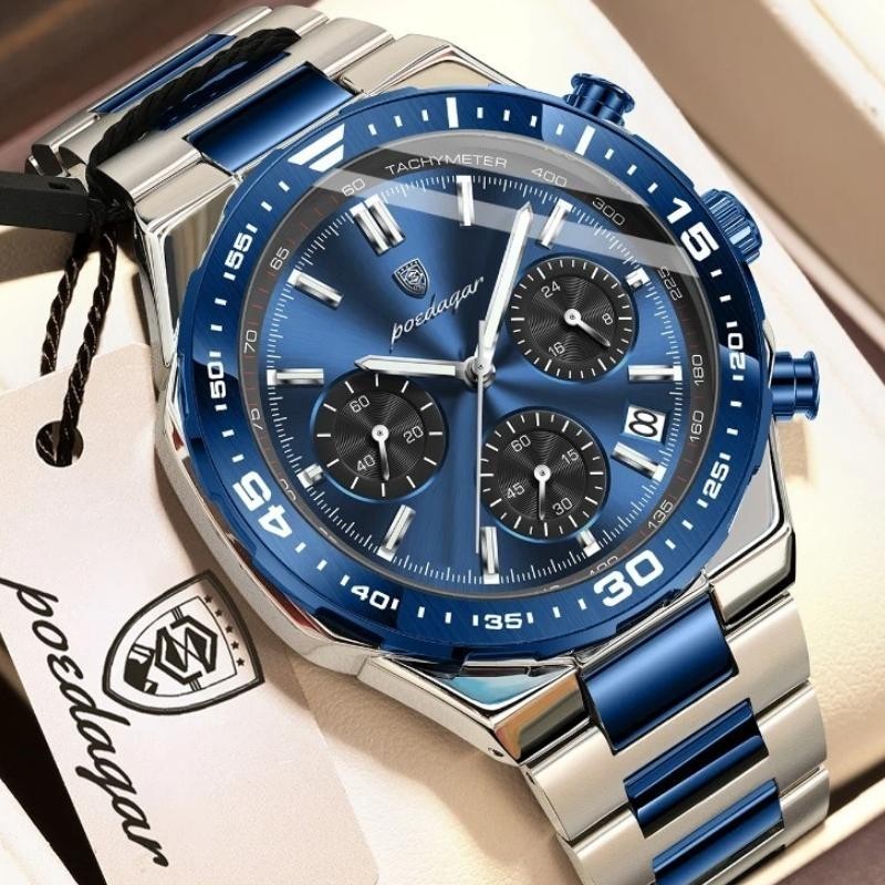 POEDAGAR Luxury Man Wristwatch Date Waterproof Luminous Sport Quartz Watch POEDAGAR Luxury Man Wristwatch Date Waterproof Luminous Sport Quartz Watch