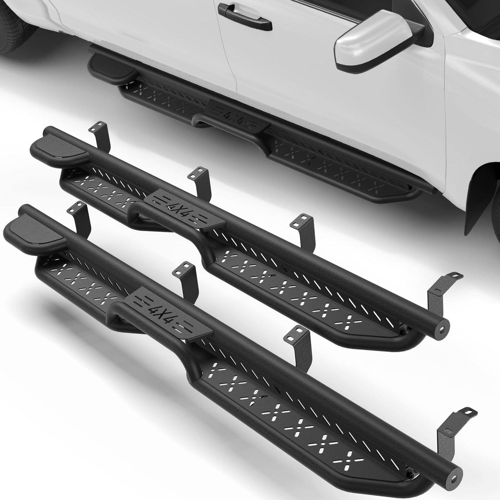 CrewMax Running Boards for 2007-2021 Tundra, Two-Raised Step
