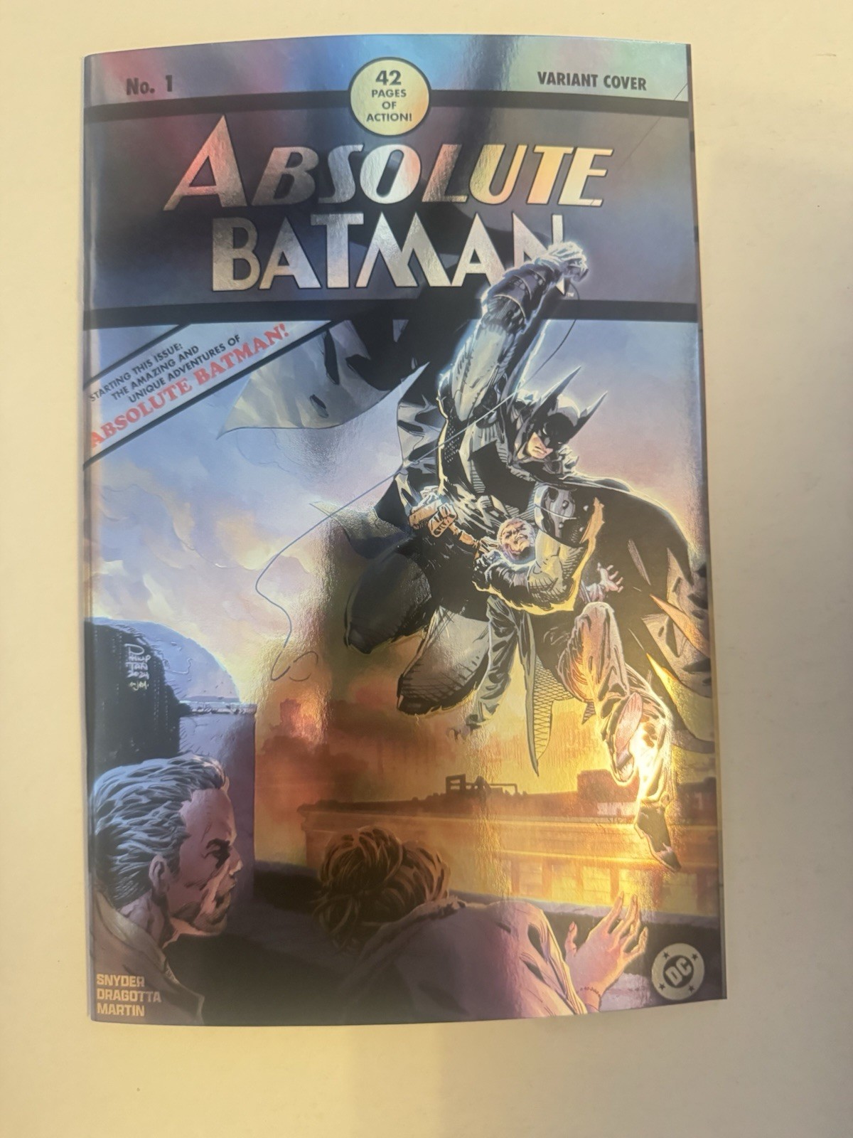 Absolute Batman #1 Detective Comics Homage Foil Philip Tan '26 Megacon Exclusive Absolute Batman #1 Detective Comics Homage Foil Philip Tan '26 Megacon Exclusive