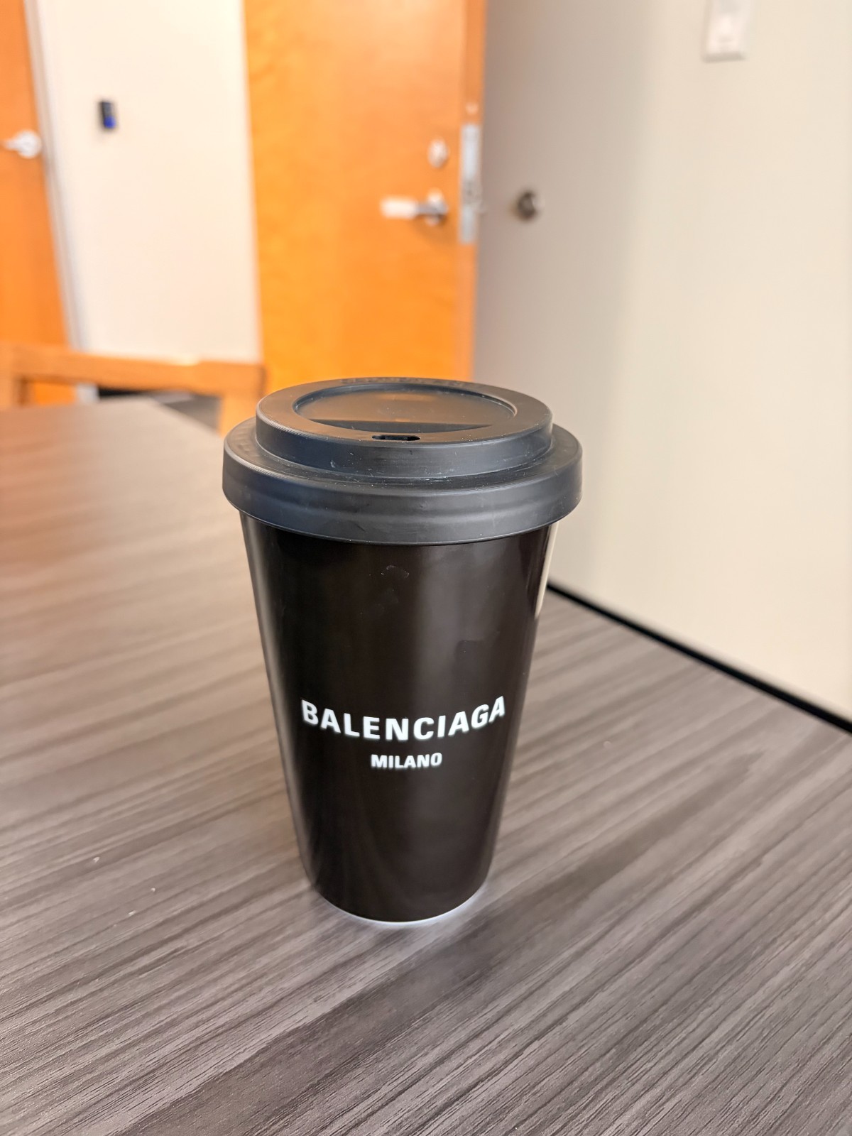 Balenciaga Size: OS / Milano Porcelain Coffee Cup in Black Balenciaga Size: OS / Milano Porcelain Coffee Cup in Black