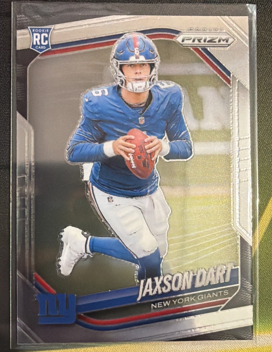 2025 Panini Prizm Jaxson Dart Rookie #332 (RC) GIANTS