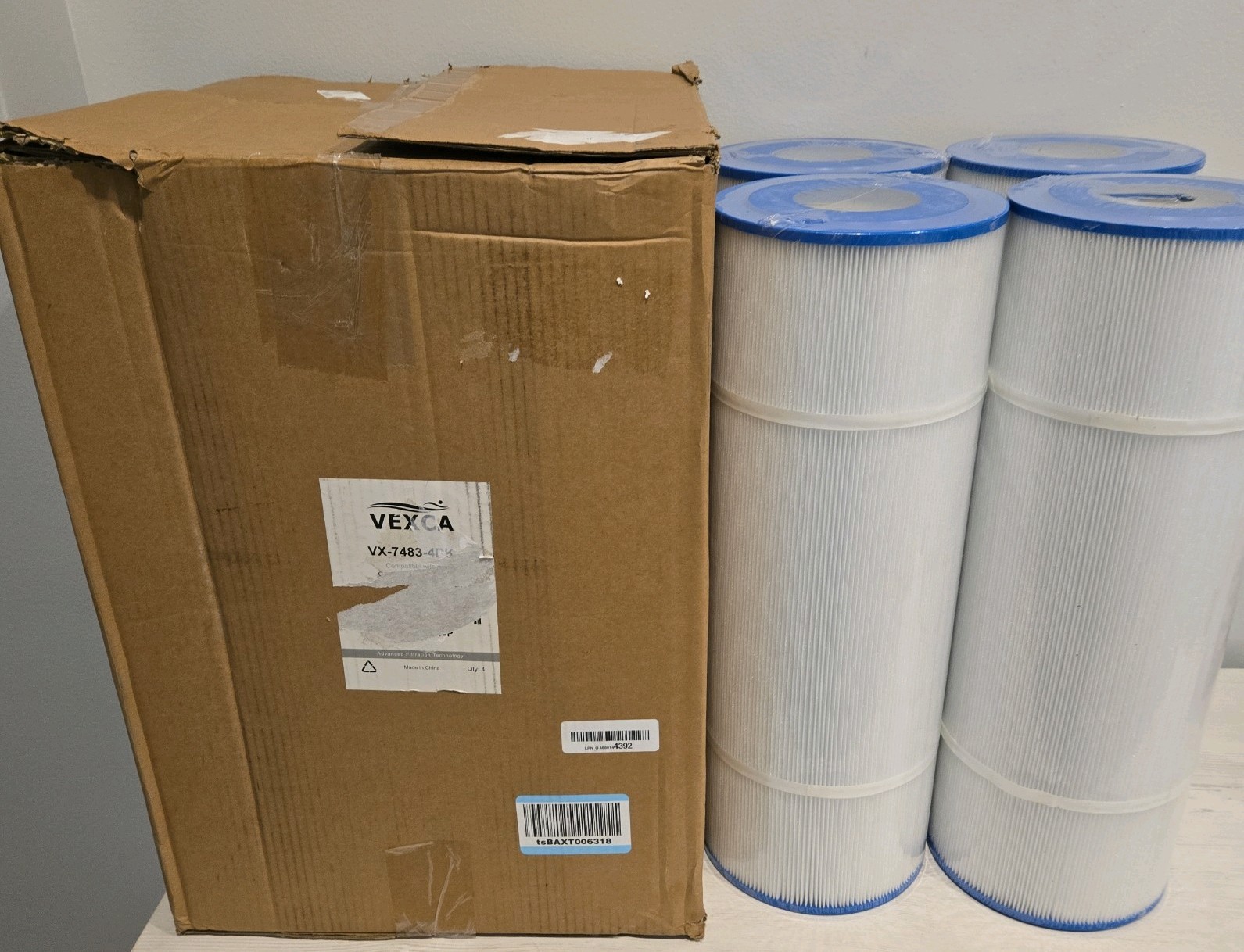 C3030 Pool Filter Cartridges 4Pack Vexca VX-7483 Compatible Hayward SwimClear C3030 Pool Filter Cartridges 4Pack Vexca VX-7483 Compatible Hayward SwimClear