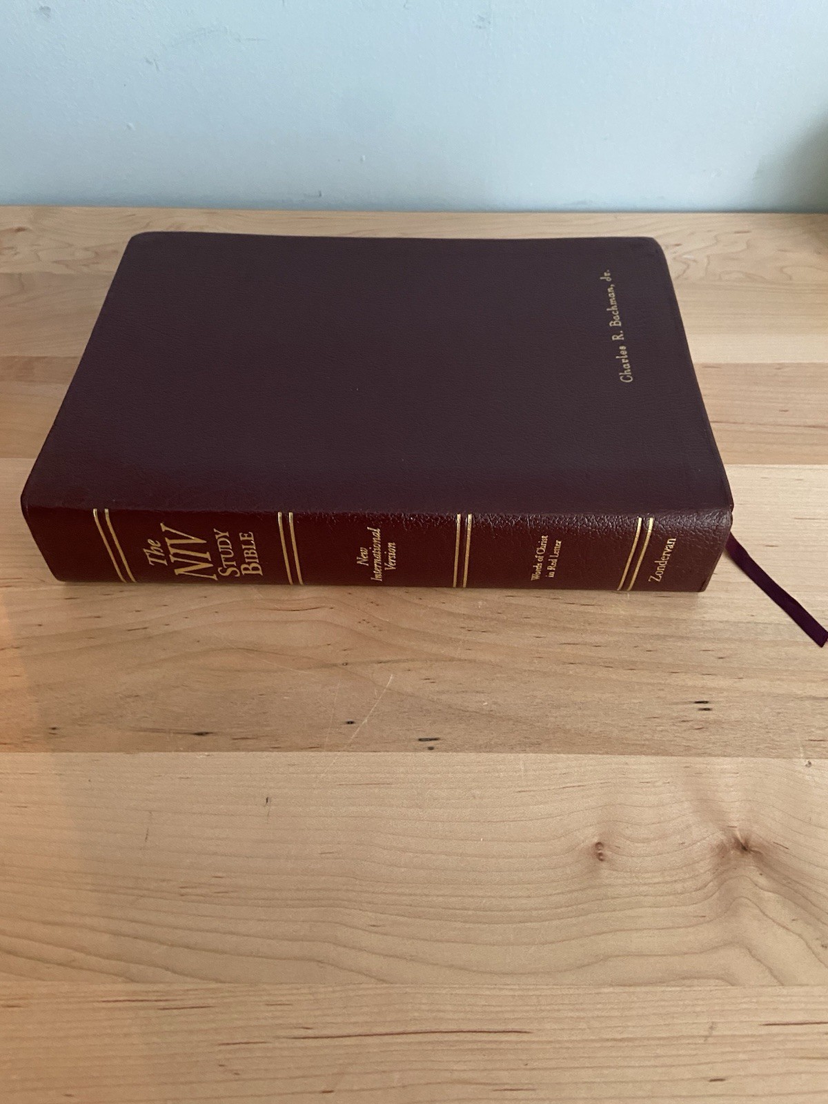 The NIV Study Bible 10th Anniversary Edition Bonded Leather Burgundy Red-Letter The NIV Study Bible 10th Anniversary Edition Bonded Leather Burgundy Red-Letter