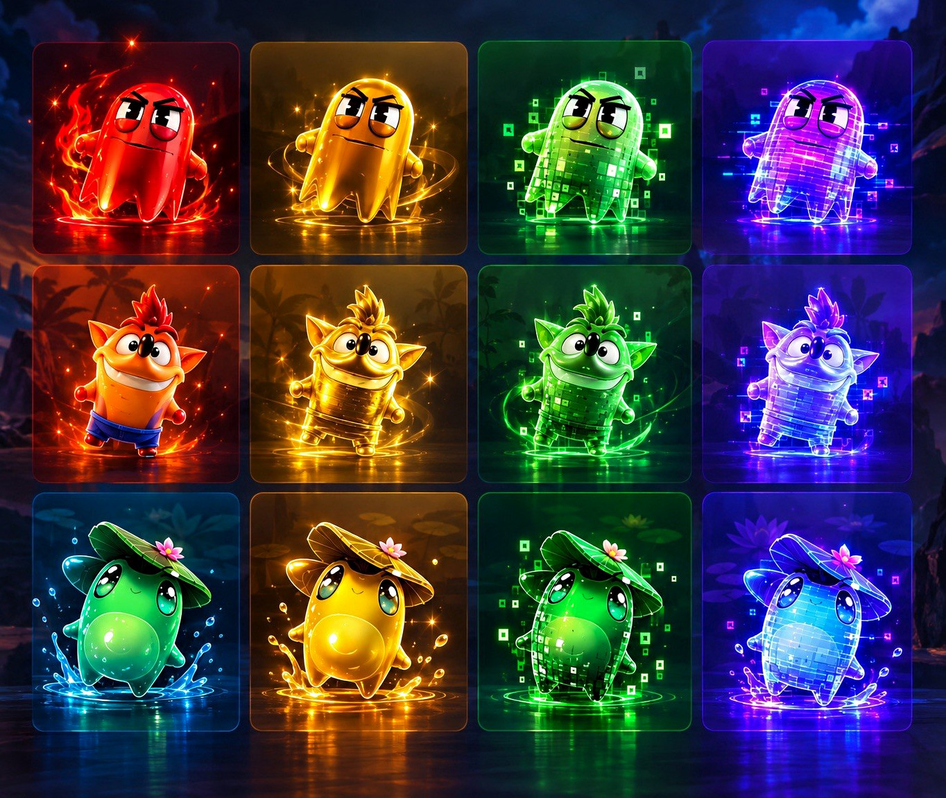 All new sprites and variants (bundle of 12) All new sprites and variants (bundle of 12)