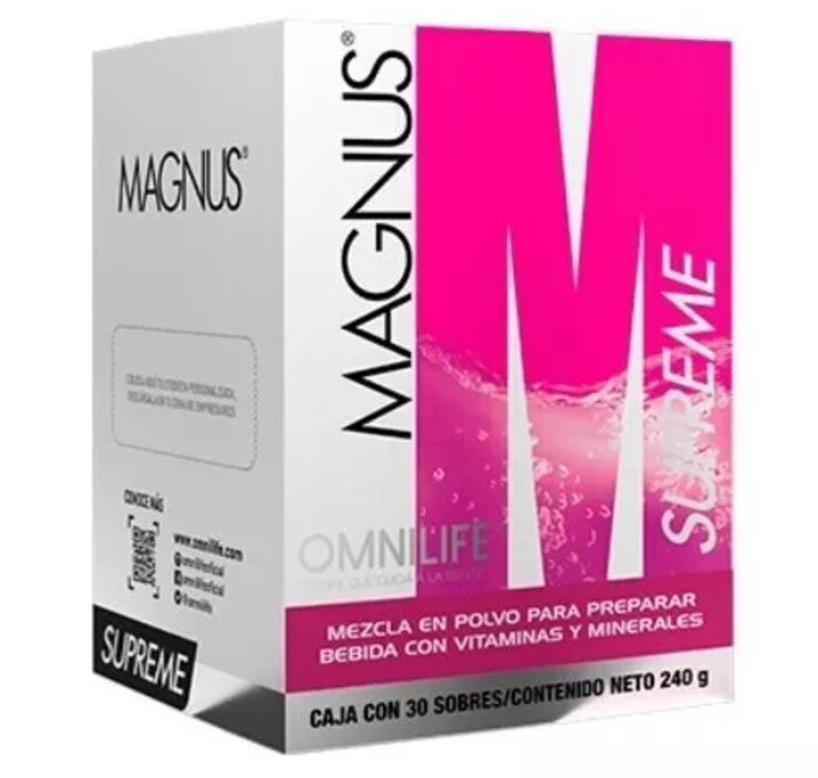 Omnilife Magnus Supreme | OML | Energy & Brain Supplement | Box w/ 30 Packets Omnilife Magnus Supreme | OML | Energy & Brain Supplement | Box w/ 30 Packets
