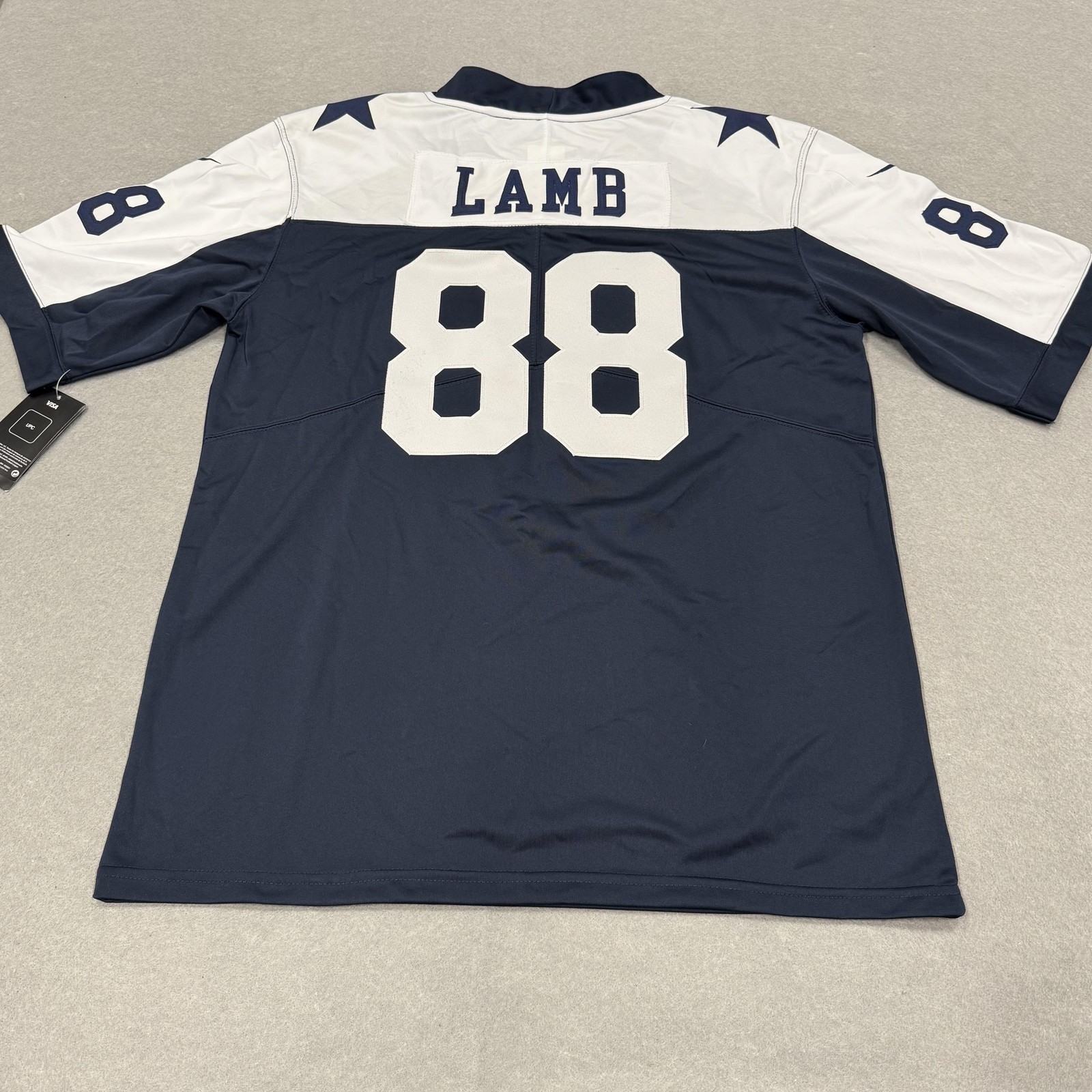 Dallas Cowboys Jersey Mens Large Navy Blue NFL Football CeeDee Lamb Nike NEW #88