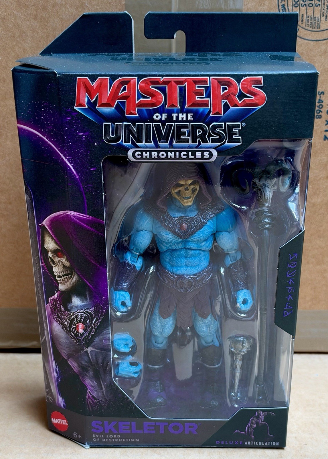 MOTU Masters of The Universe Chronicles Deluxe Movie SKELETOR v2 Wave 4 Figure