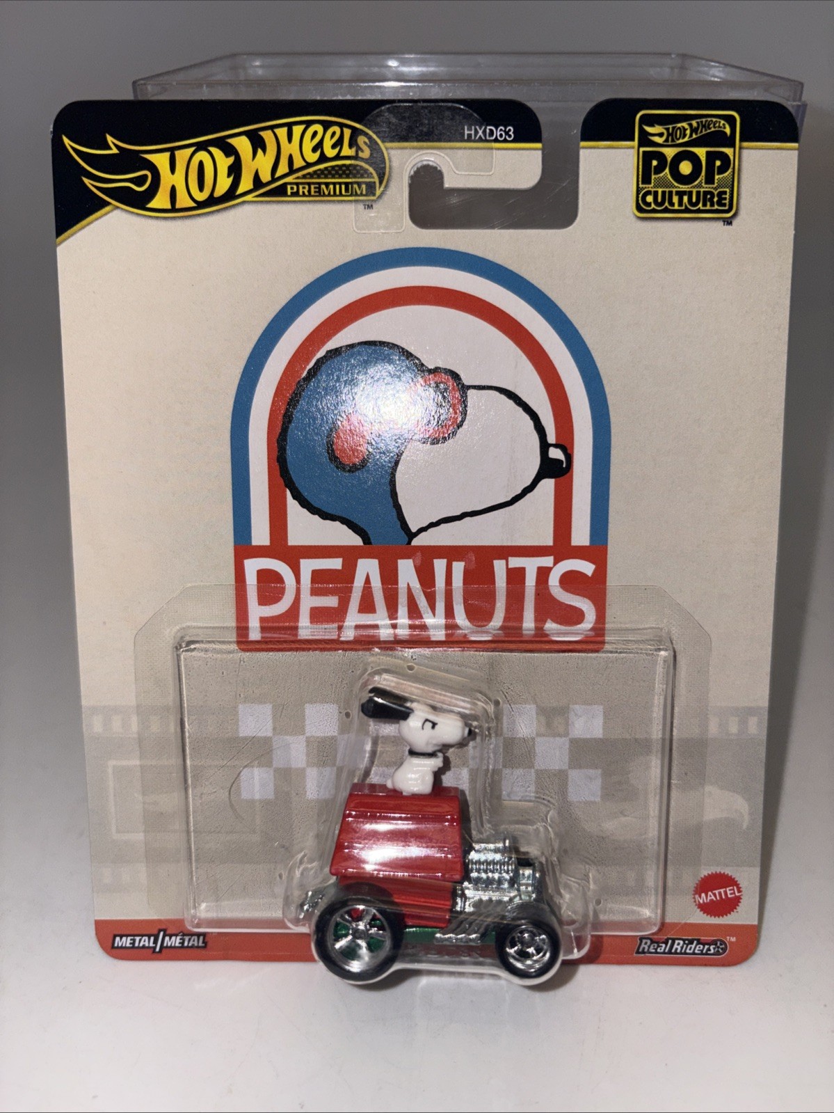 Hot Wheels Pop Culture Peanuts Snoopy Real Riders Diecast Car 1:64 JBL84 Hot Wheels Pop Culture Peanuts Snoopy Real Riders Diecast Car 1:64 JBL84
