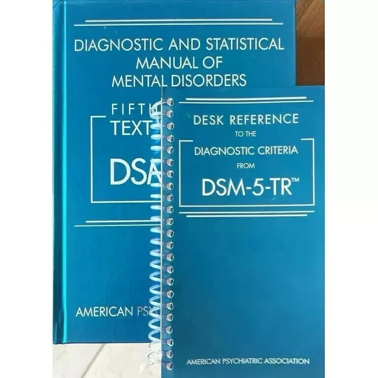 New DSM 5 TR Hardcover & Desk Reference Spiralbound Combo Pack USA Stock