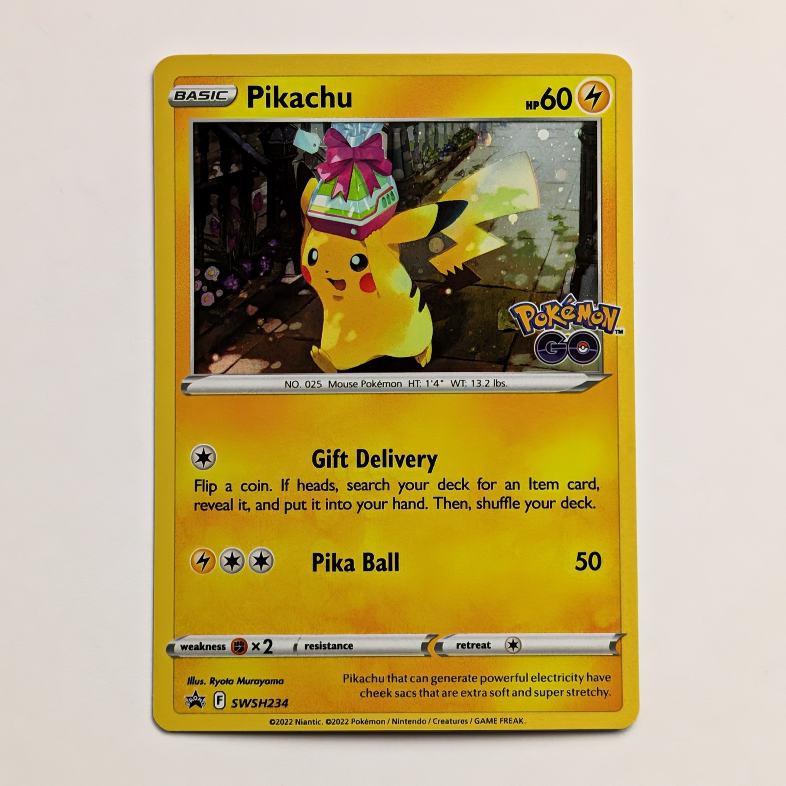 Pikachu Foil SWSH Black Star Promos #SWSH234 Pokémon TCG Near Mint