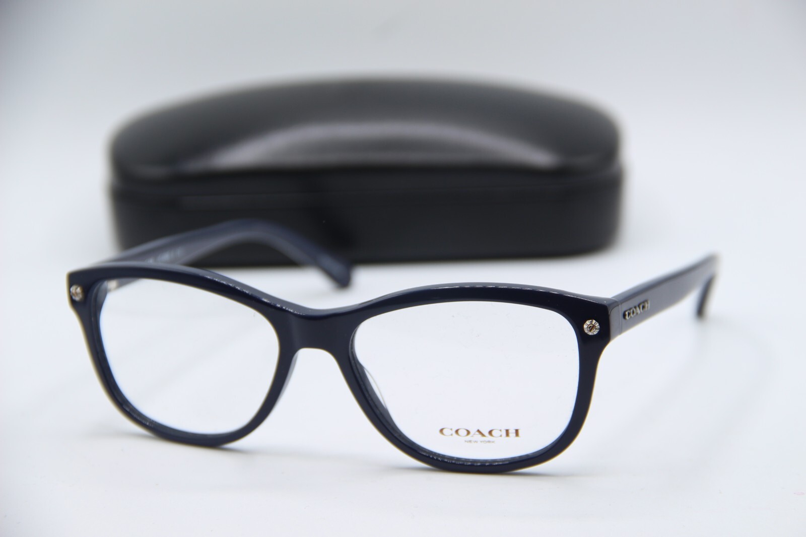 NEW COACH HC 6095 5422 (NAVY) AUTHENTIC DESIGNER EYEGLASSES W/CASE 52-16
