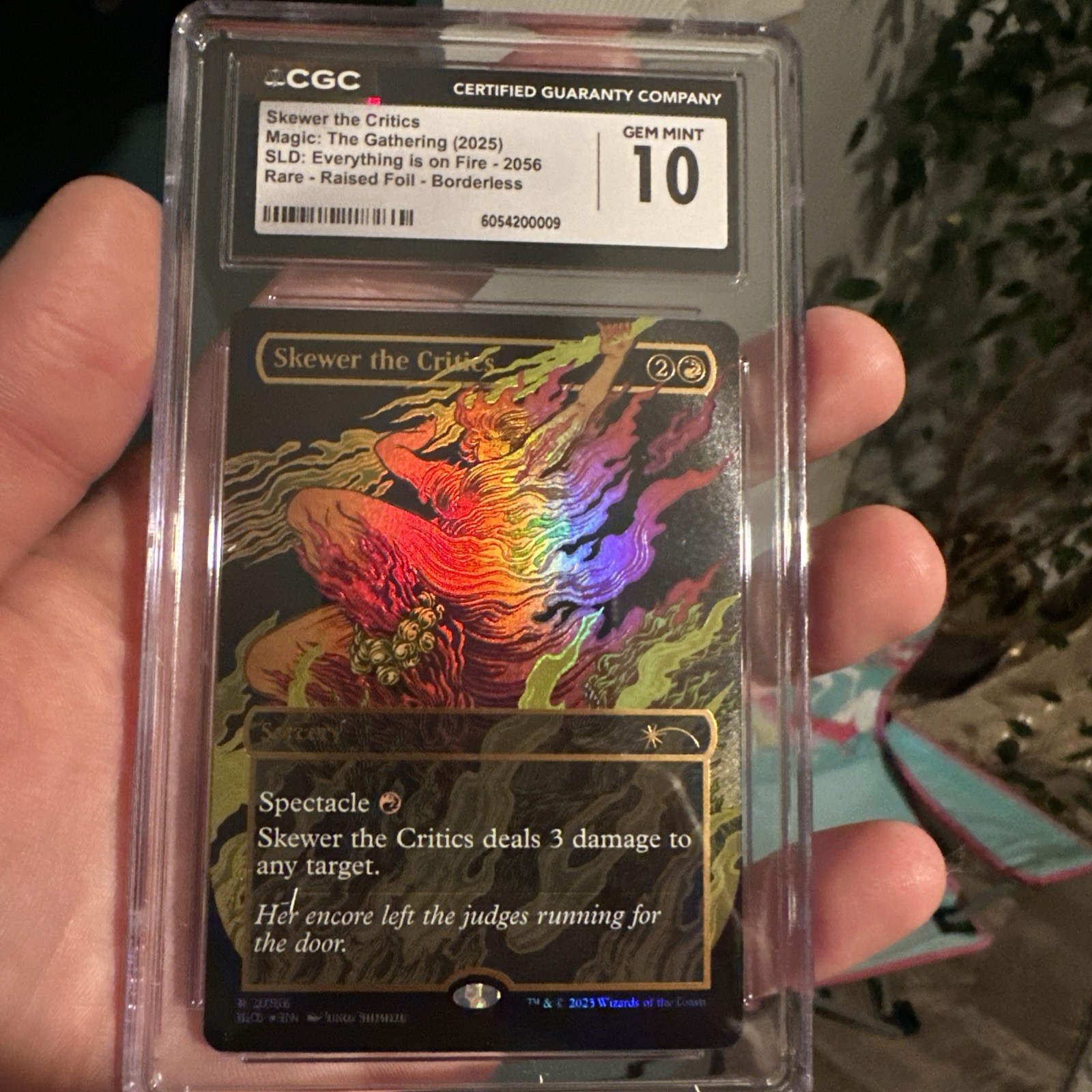 Skewer the Critics Raise Foil MTG Secret SLD Ultimate Pencil Rare CGC 10 Pop 1 Skewer the Critics Raise Foil MTG Secret SLD Ultimate Pencil Rare CGC 10 Pop 1