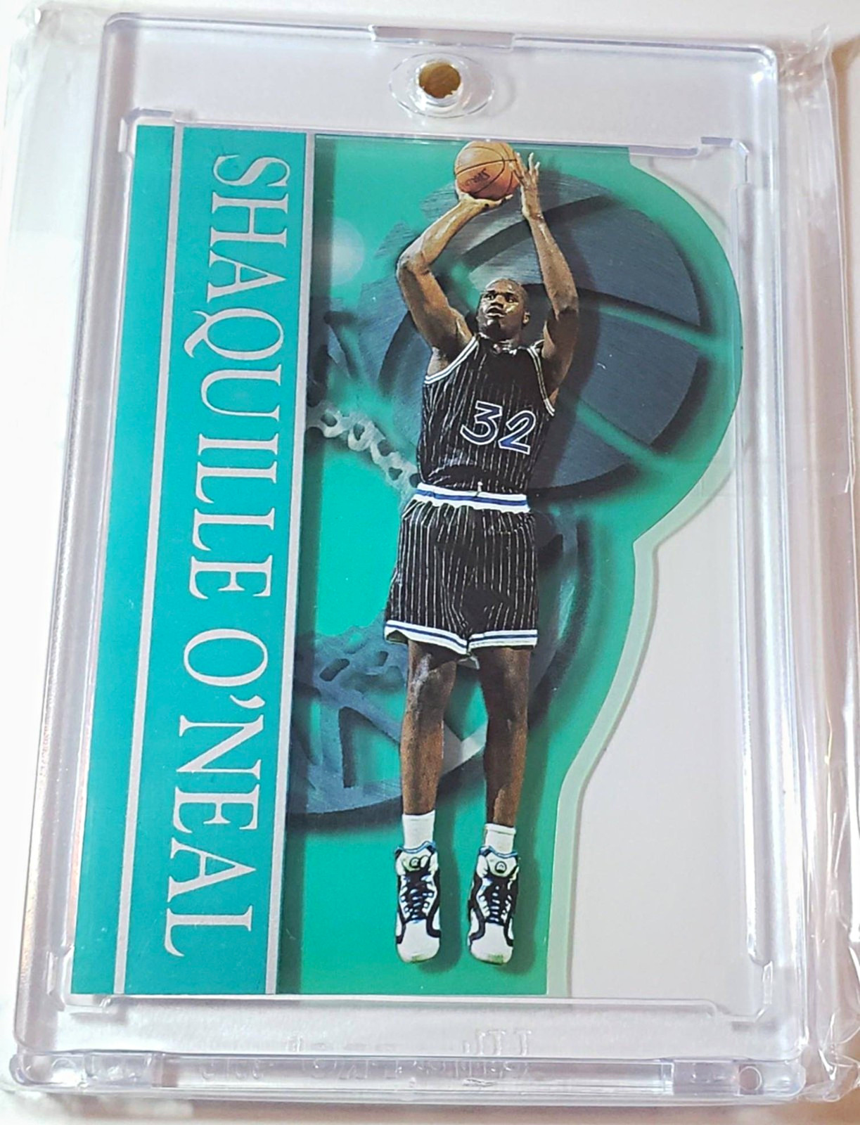 SHAQUILLE O'NEAL 1995 CLASSIC ROOKIES CLEAR CUTS ACETATE DIE CUT 278 /595 MAGIC