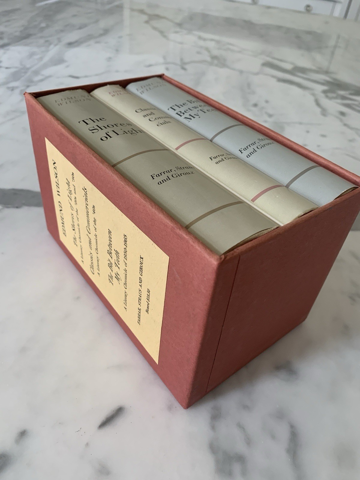 Edmund Wilson, 3-Volume Box Set - 1966 - Literary Chronicles 1920s-1965 - HB/DJ Edmund Wilson, 3-Volume Box Set - 1966 - Literary Chronicles 1920s-1965 - HB/DJ