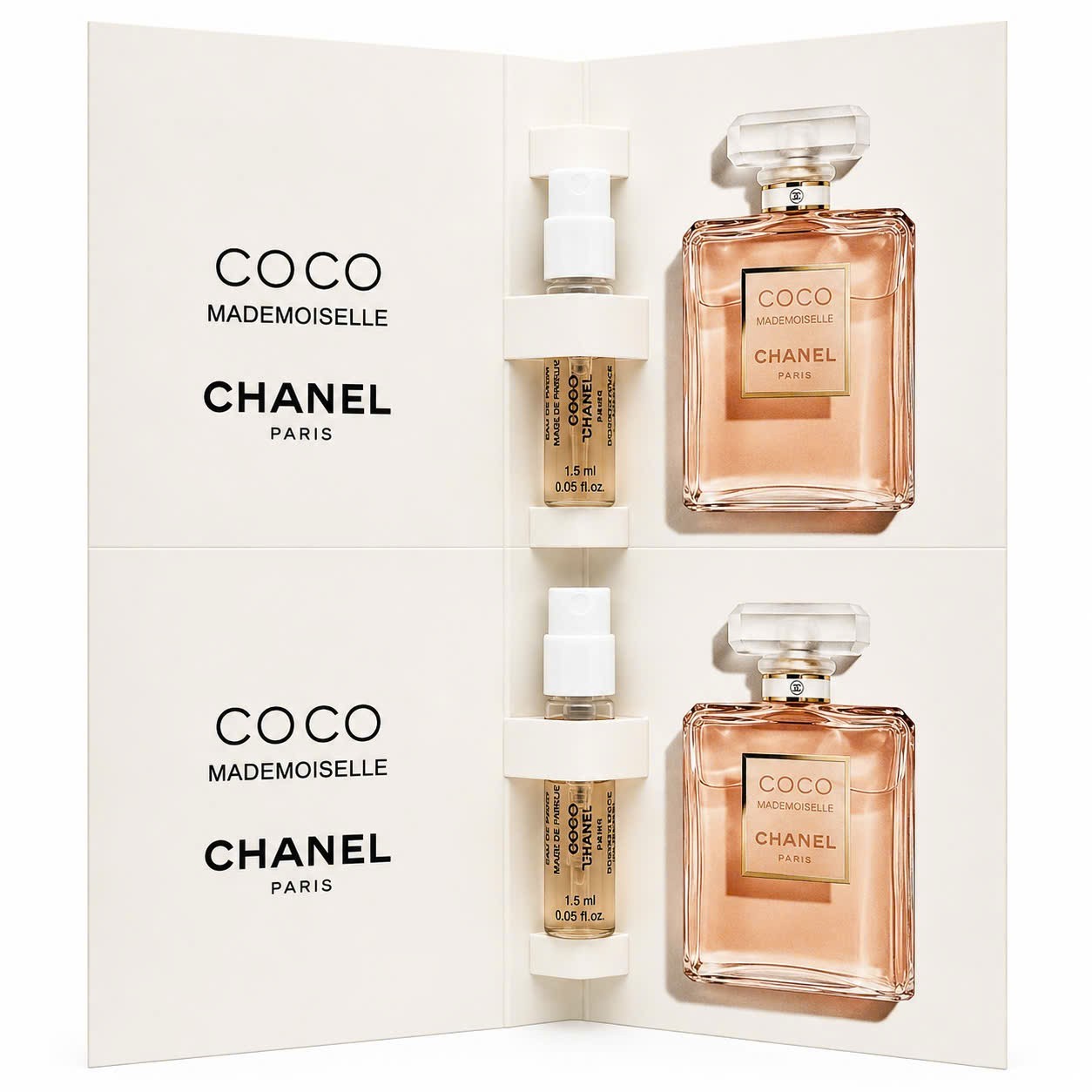 2 PCS CHANEL COCO MADEMOISELLE EDP SAMPLE SPRAY 1.5ML🌸Authentic 2 PCS CHANEL COCO MADEMOISELLE EDP SAMPLE SPRAY 1.5ML🌸Authentic