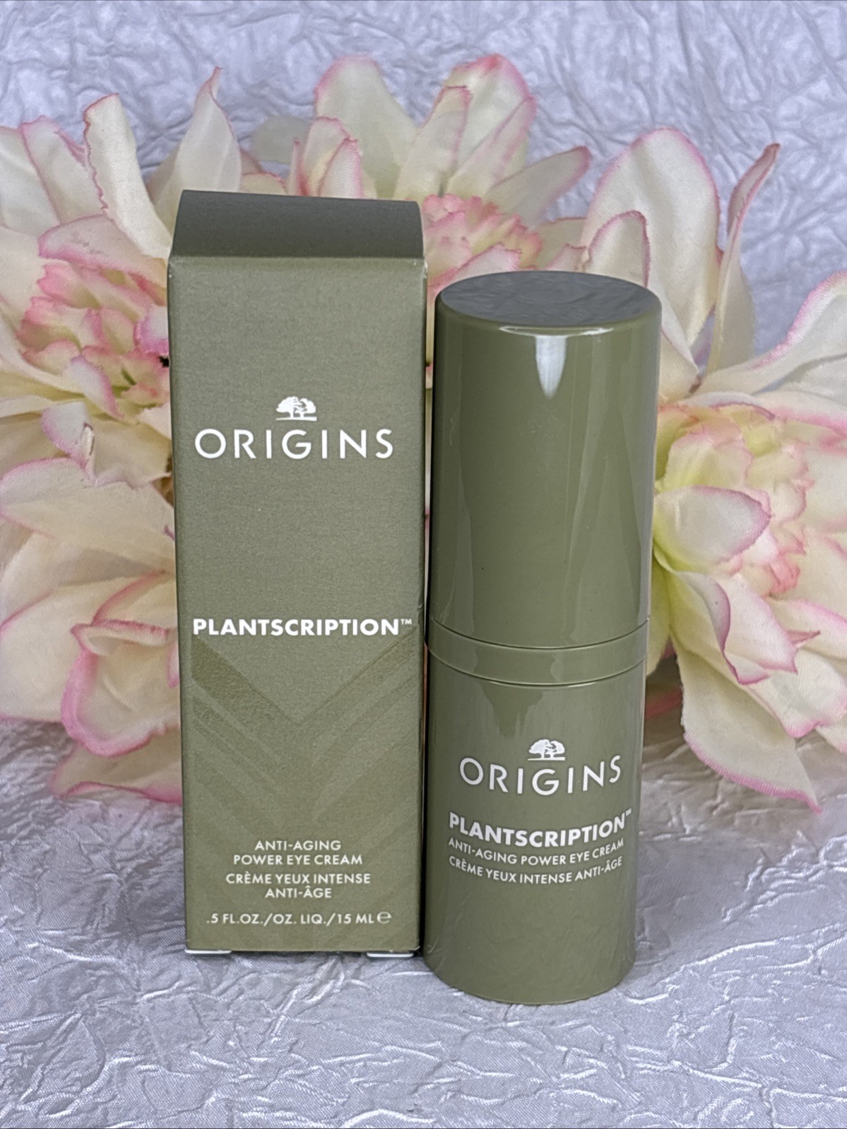 Origins Plantscription Anti-aging Power Eye Cream 0.5 oz/15ml New Full Size Free