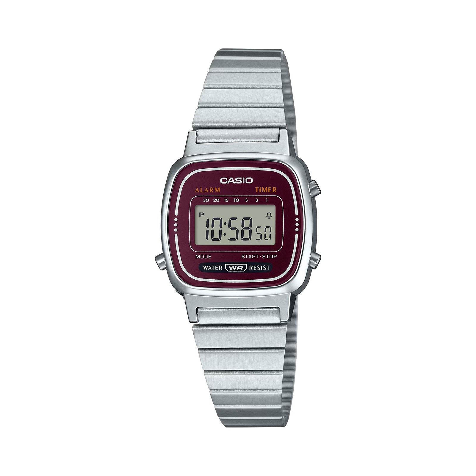 Casio Women\'s Vintage Digital Stainless Steel Watch - LA-670WA-4D