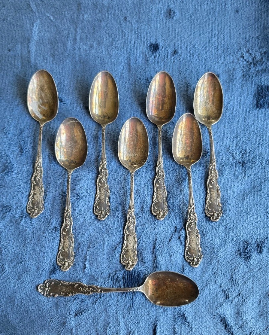Set of 8 Antique 1897 Gorham \