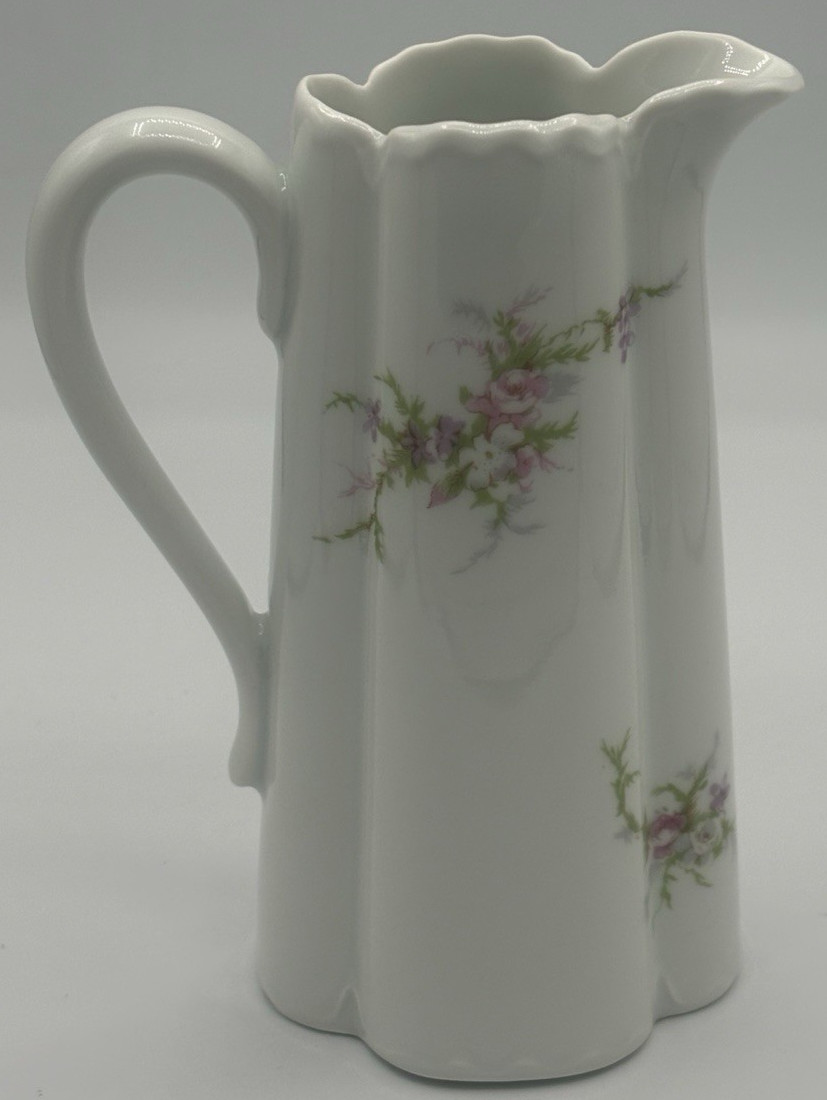 Vtg Theodore Haviland Rosalinde Creamer Pitcher Limoges France Porcelain 5\