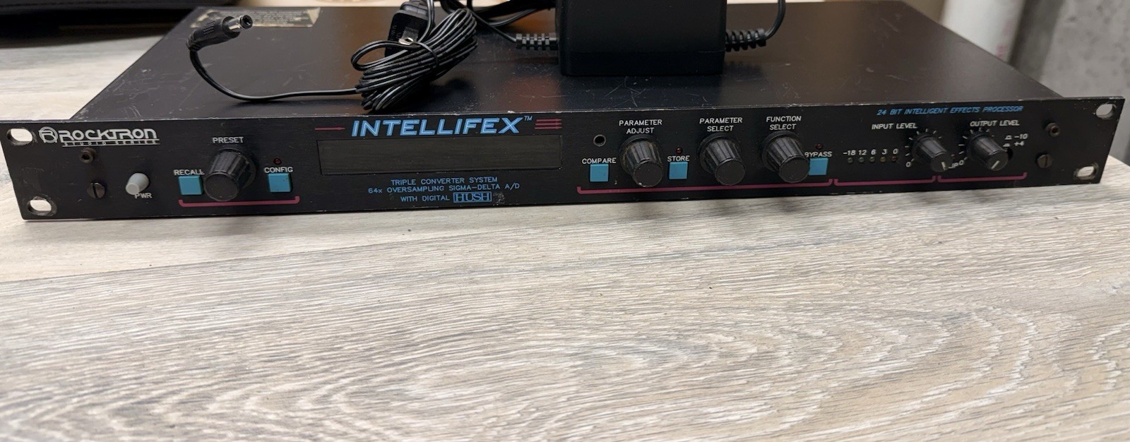 Vintage Rocktron Intellifex Blackface Multi Effects Rack-Mount Parts Or Repair