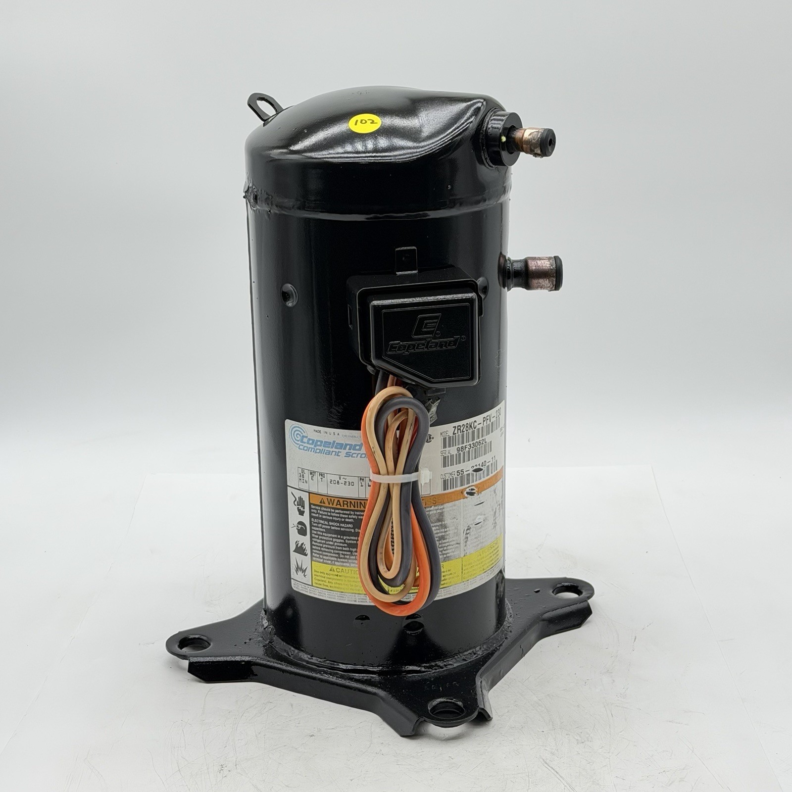 Copeland ZR28KC-PFV-230 ZR28KC-PFV-930 ZR29KC-PFV-930 55-23140-11 TESTED 