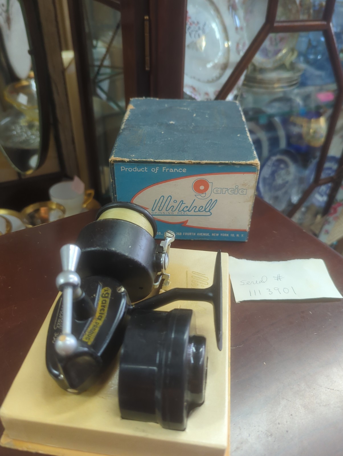 Vintage Garcia Mitchell 300 Spinning Reel Made In France W /Box Vintage Garcia Mitchell 300 Spinning Reel Made In France W /Box