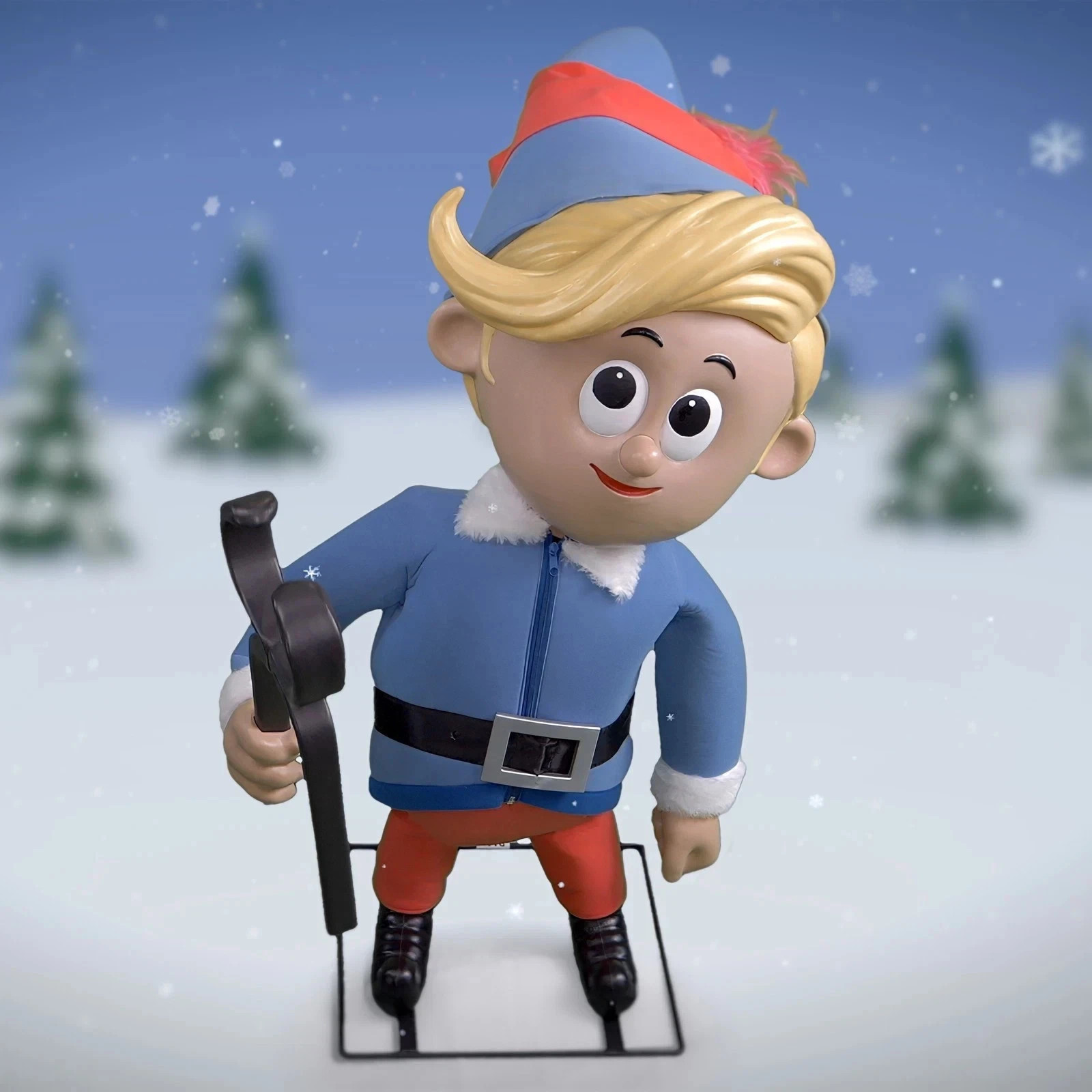 3-ft Animatronic Rudolph the Red-Nosed Reindeer Hermey the Elf Christmas Décor 3-ft Animatronic Rudolph the Red-Nosed Reindeer Hermey the Elf Christmas Décor