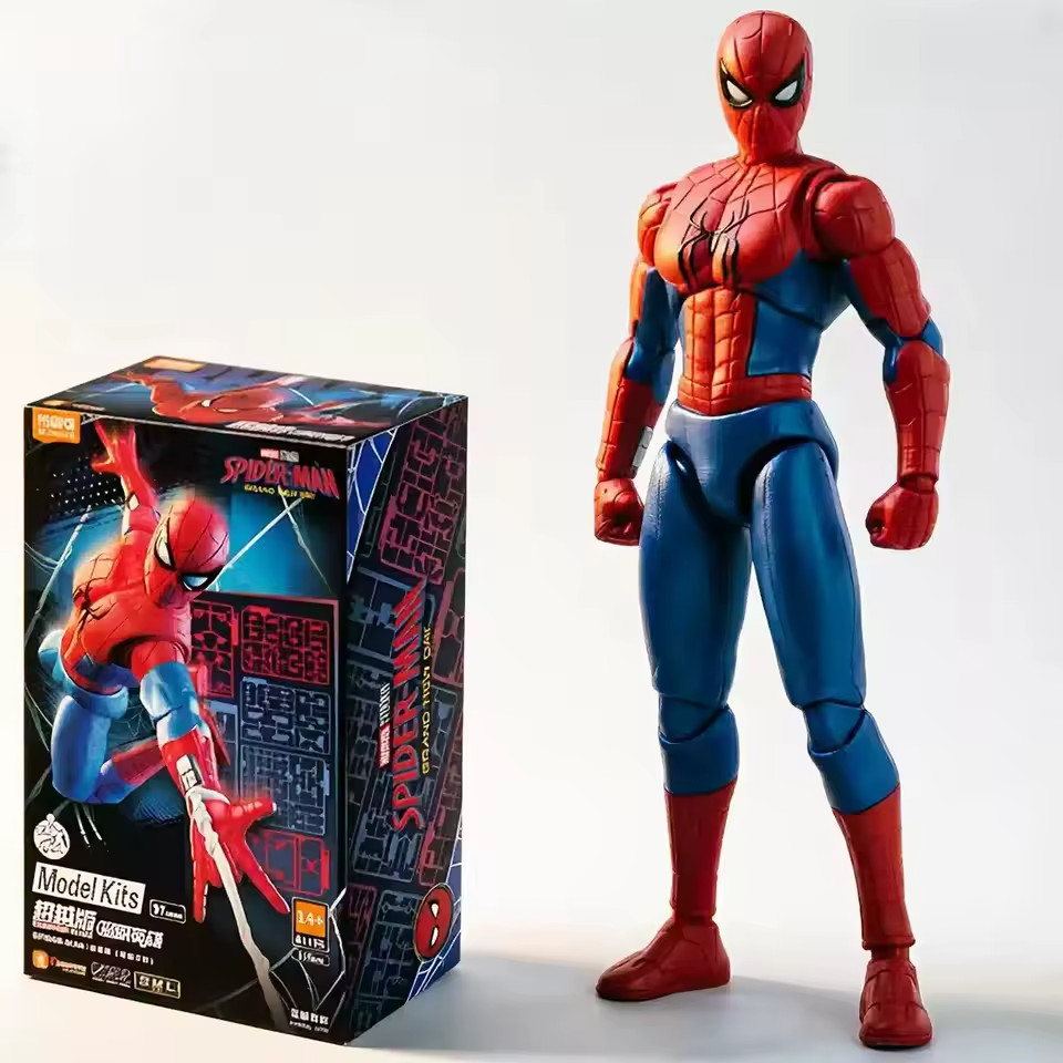 Blokees Marvel Brand New Day Spider-Man Champion Class Poseable Model Kit Figure