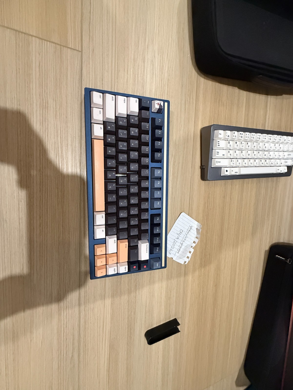 Mode Sonnet Mechanical Keyboard Blue Gold Bottom Osume Year of the Tiger Keycaps