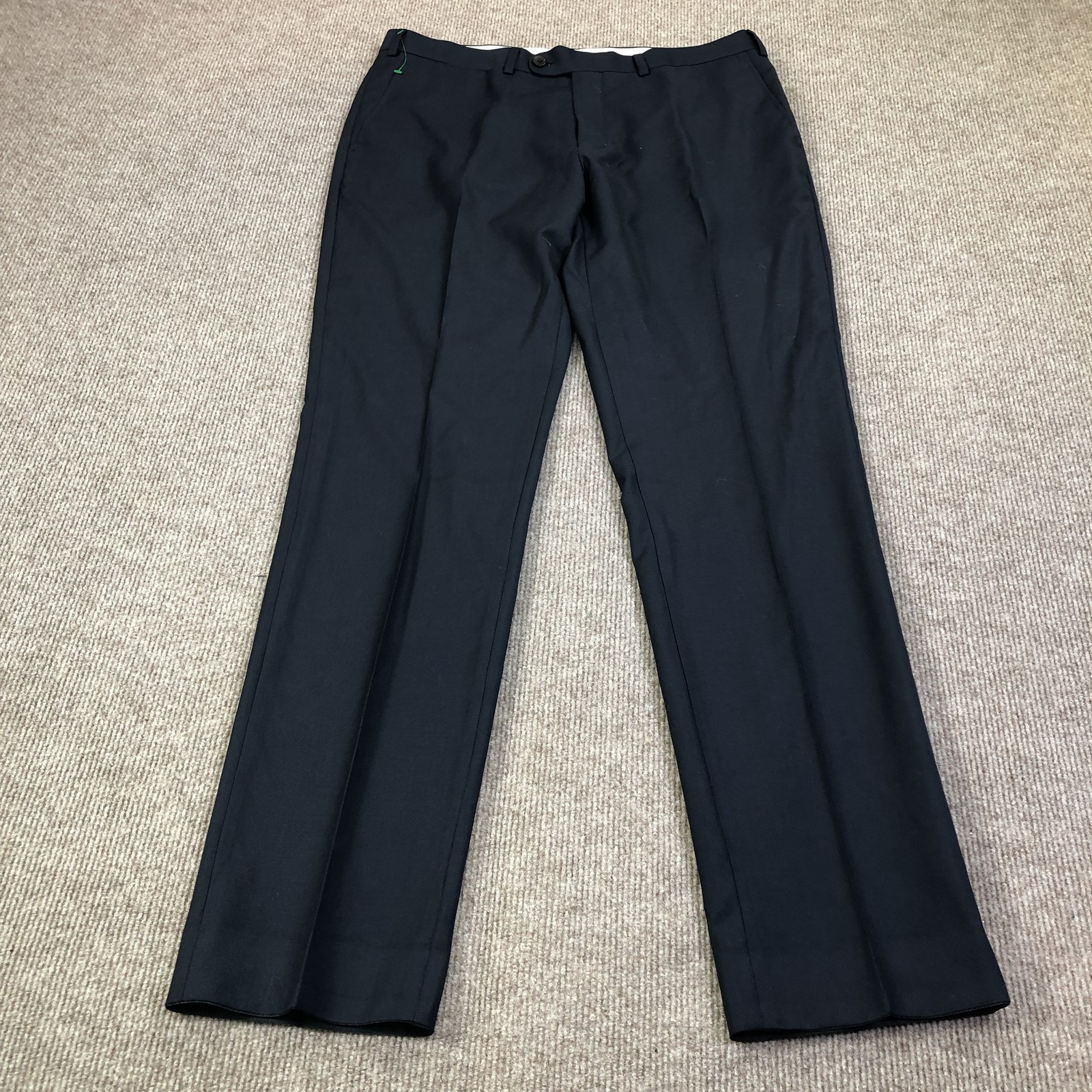 Suitsupply Pants Mens 36x33 Blue Brescia Wool Dress Business Formal Pockets