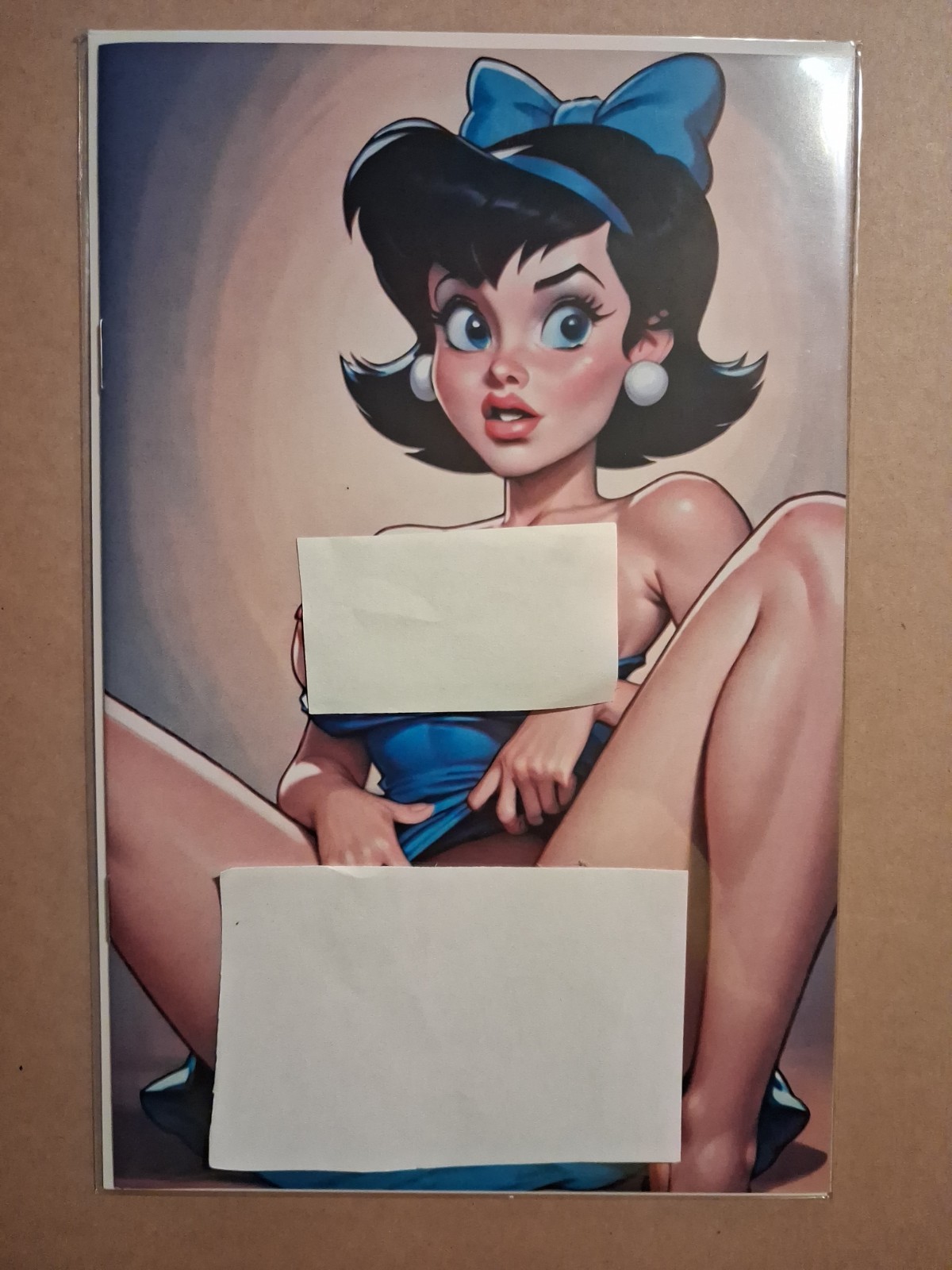 Keys Comics Artbook Betty Rubble Naughty Front & Back Covers