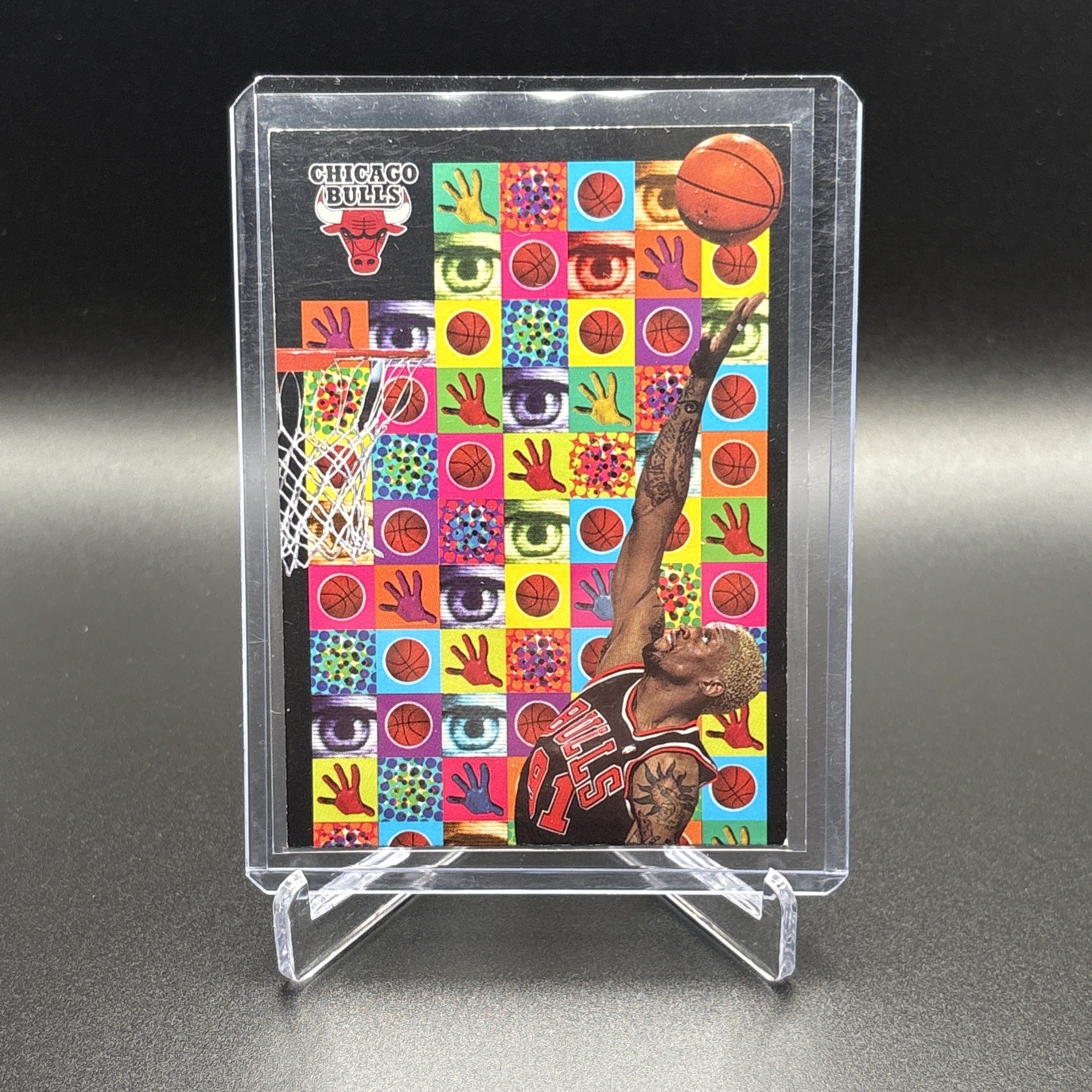 1998-99 Skybox Thunder - Bringin\' It Dennis Rodman #10 BI Insert Chicago Bulls 1998-99 Skybox Thunder - Bringin\' It Dennis Rodman #10 BI Insert Chicago Bulls