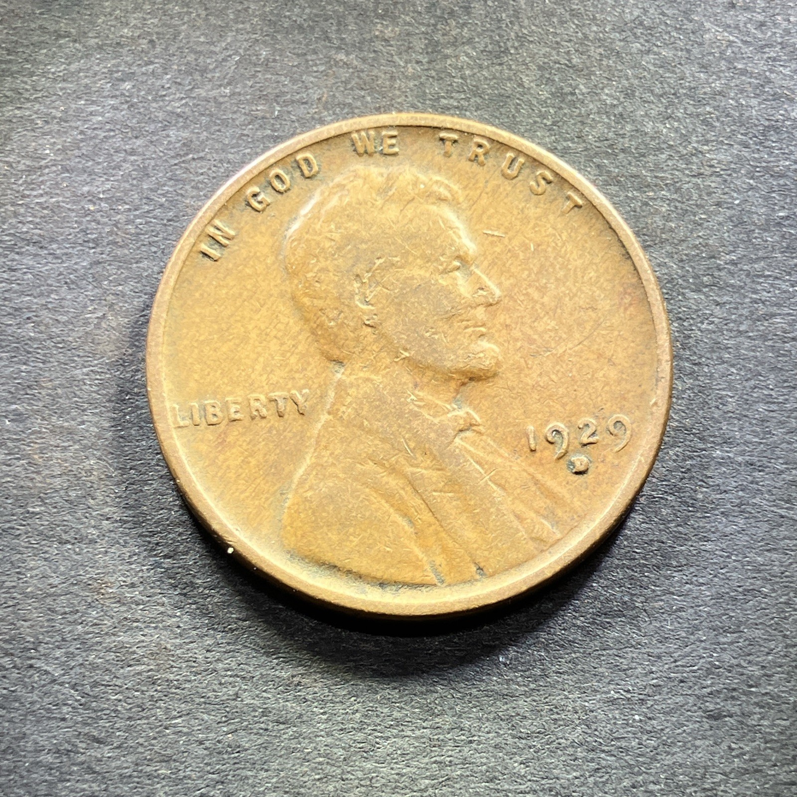 1929-D Lincoln Wheat Cent Coin 1929-D Lincoln Wheat Cent Coin