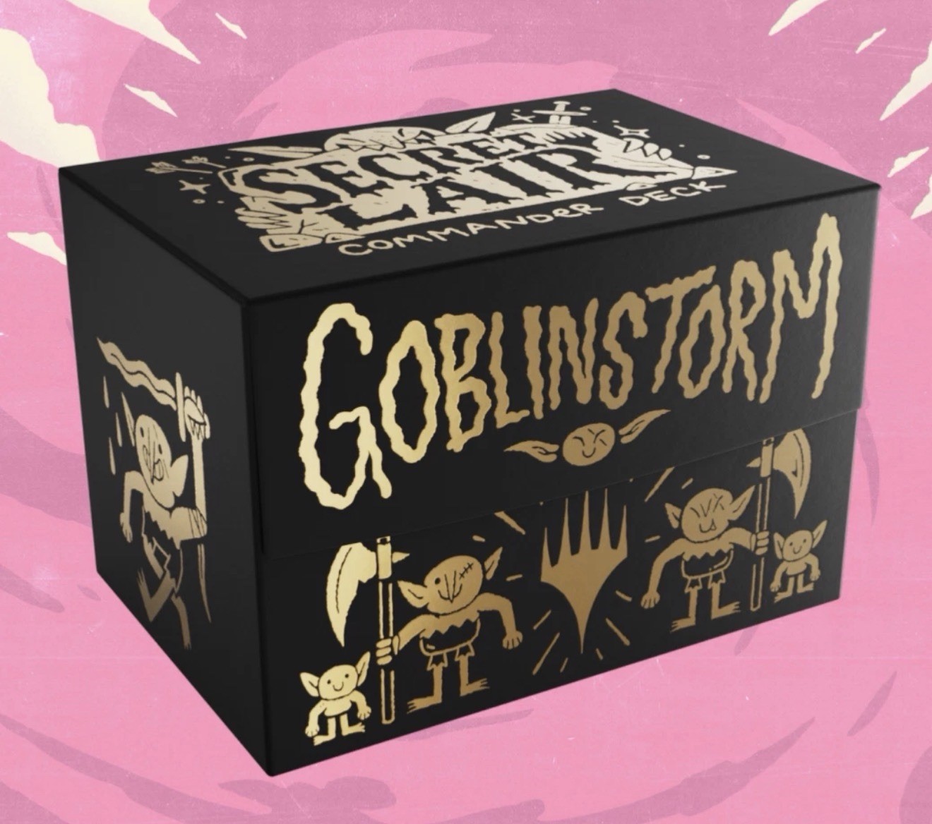 MTG Goblin Commander 66 Card Lot-Shinka, Throne of Eldraine, Lackey & Deck Box