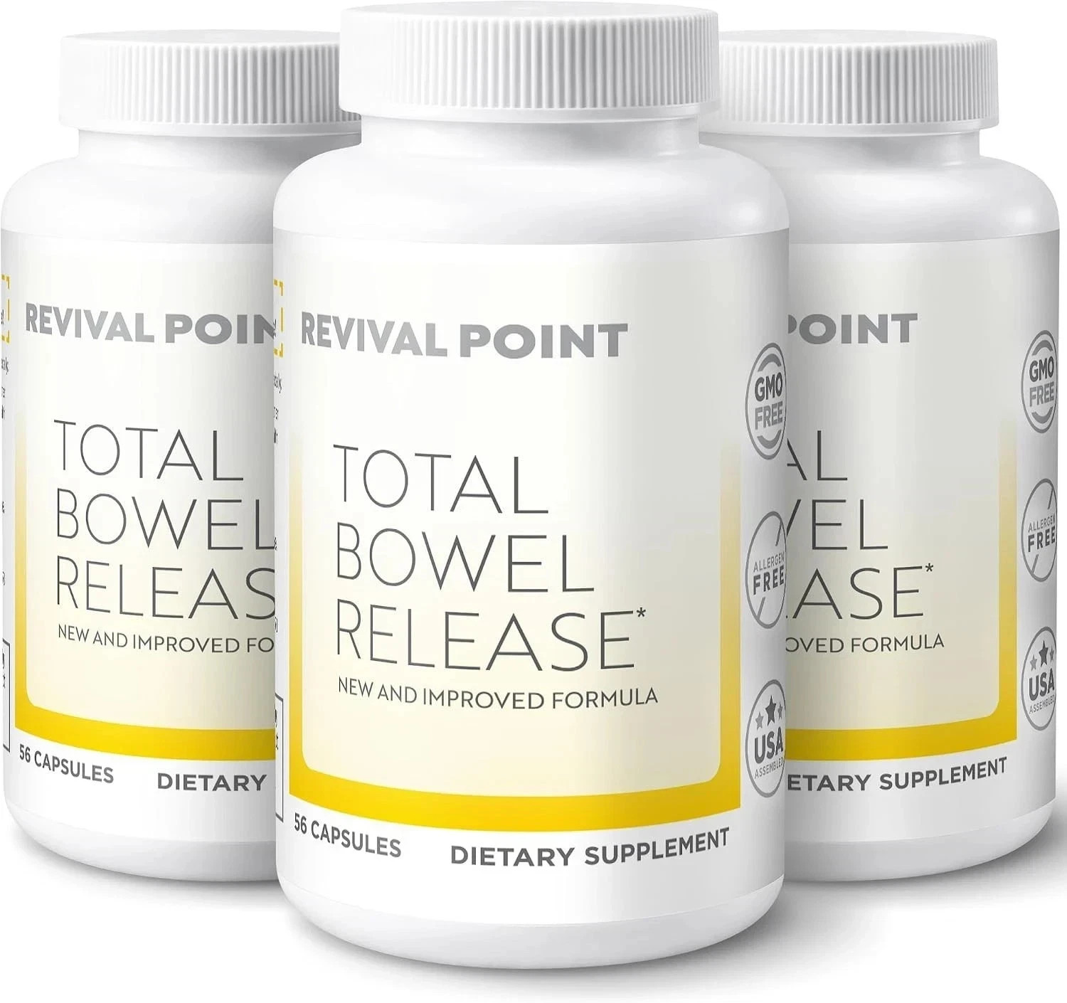 3x Revival Point Total Bowel Release Digestion Supplement for Regularity, Gut 3x Revival Point Total Bowel Release Digestion Supplement for Regularity, Gut