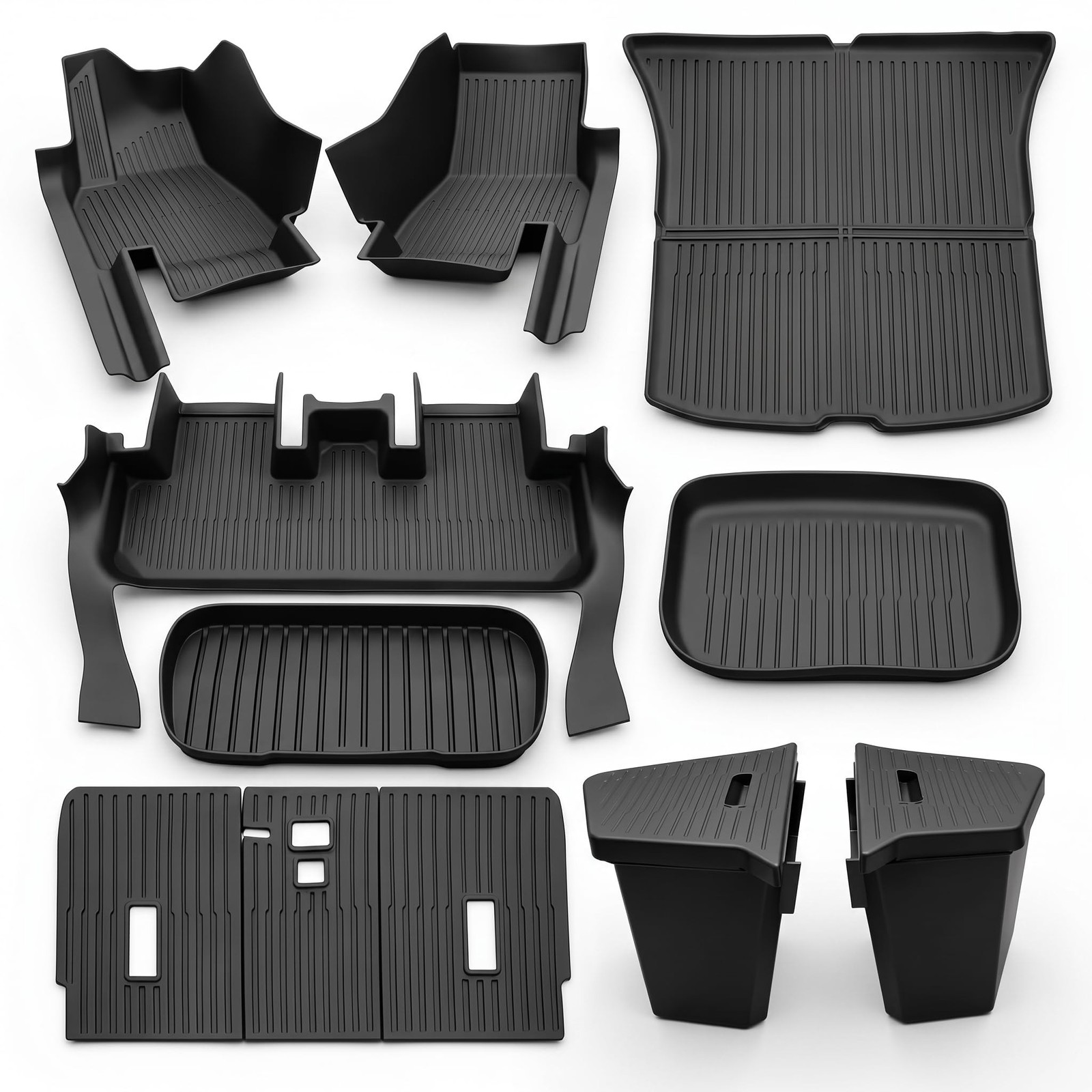 SUPER LINER 11PCS Floor Mats for 2025-2026 Tesla Model Y Juniper