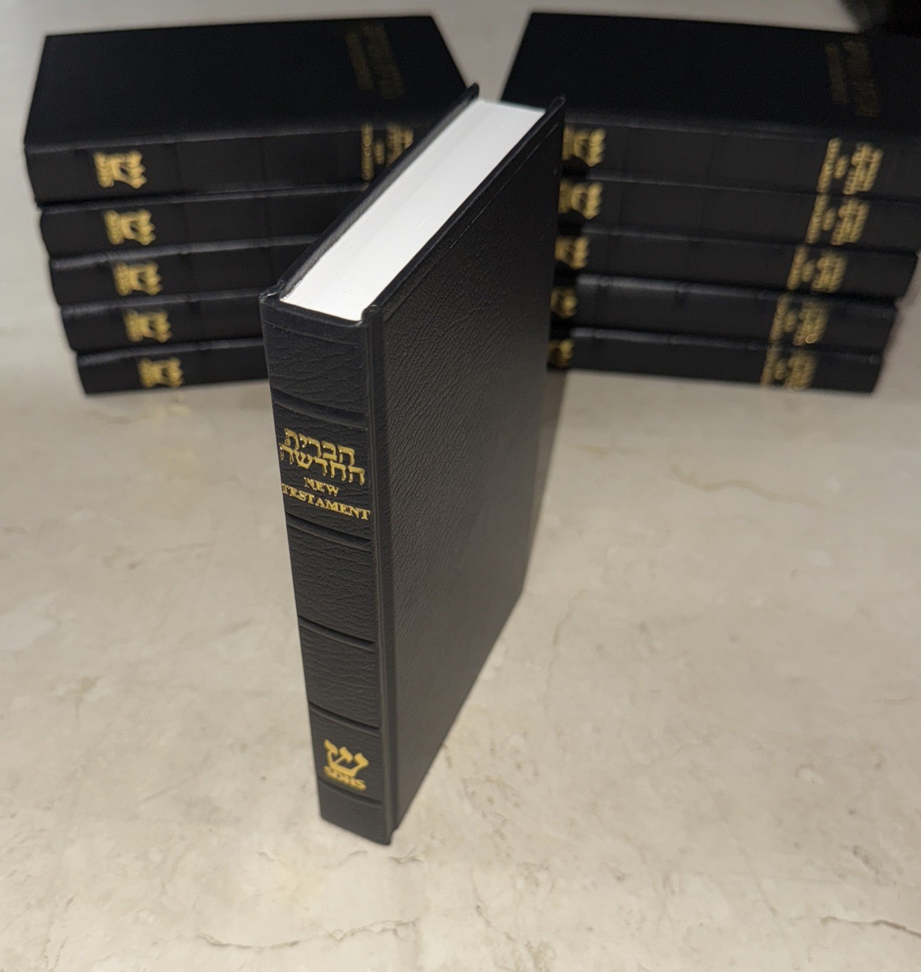 New Testament Hebrew & English Society Hebrew Scriptures Black Hardback Book NEW New Testament Hebrew & English Society Hebrew Scriptures Black Hardback Book NEW