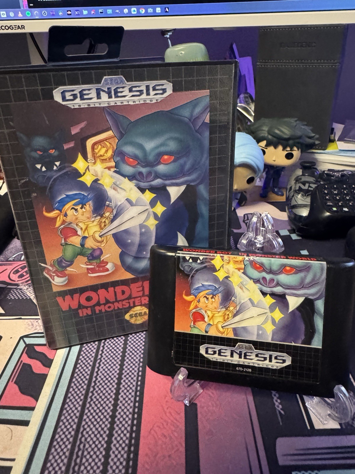 Wonder Boy in Monster World (Sega Genesis, 1990) No Manual