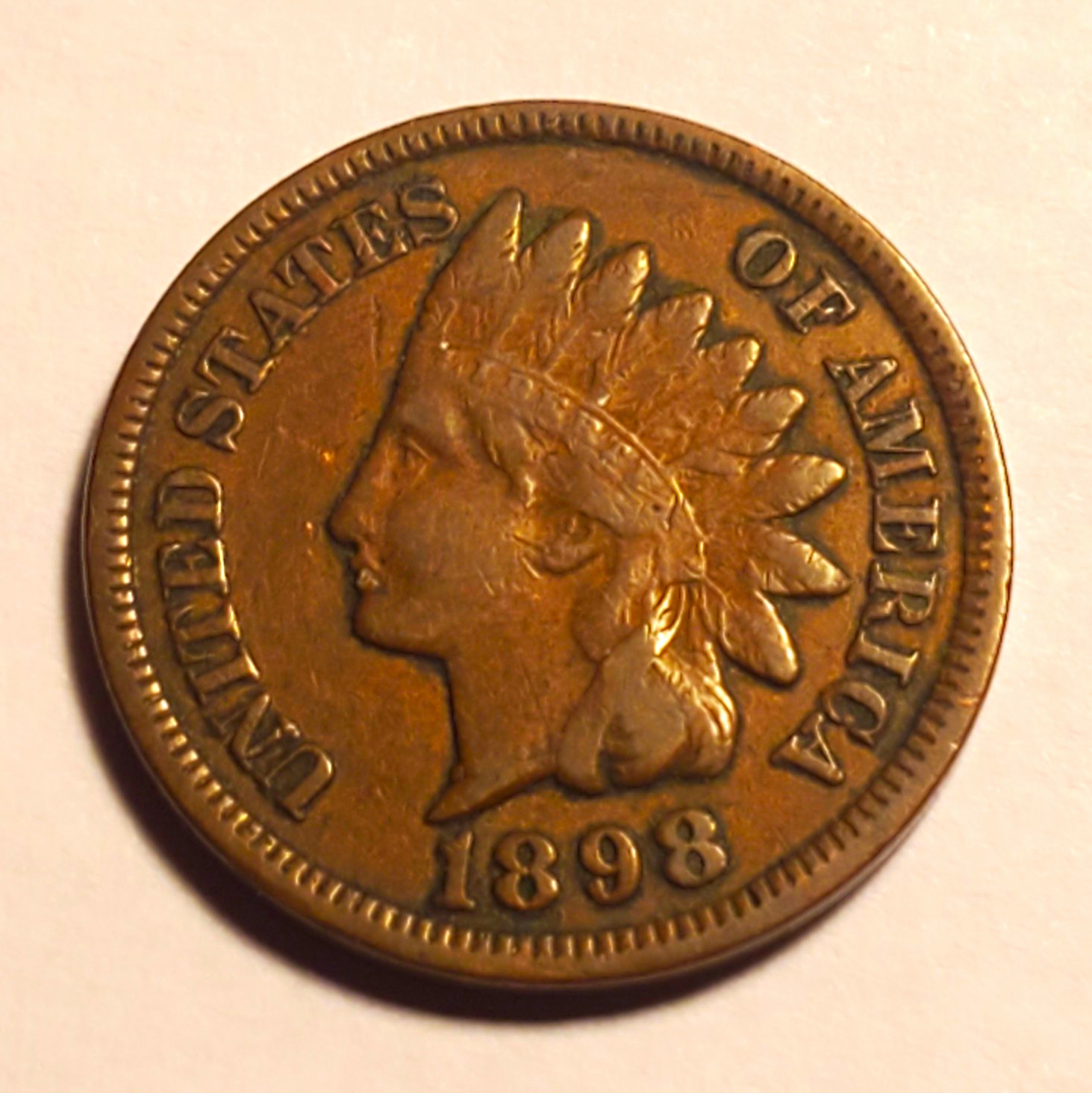 1898 Indian Head Cent- Nice Coin - **FREE SHIPPING** 1898 Indian Head Cent- Nice Coin - **FREE SHIPPING**