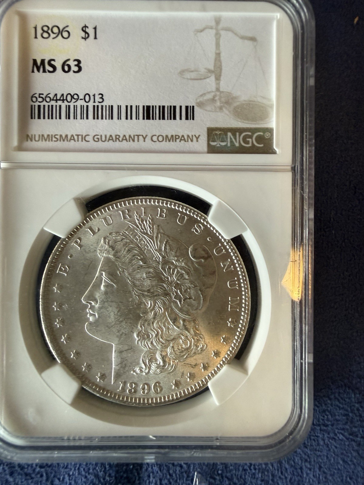 1896 MORGAN DOLLAR NGC MS63 . Incredible Coin.ππππΊπΈ 1896 MORGAN DOLLAR NGC MS63 . Incredible Coin.ππππΊπΈ