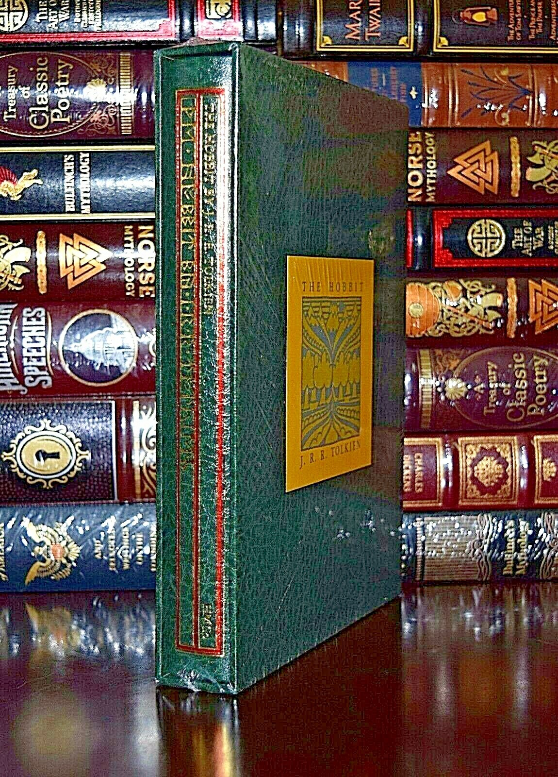 New Hobbit by J.R. Tolkien Leather Bound Deluxe Collector's Slipcase Hardcover