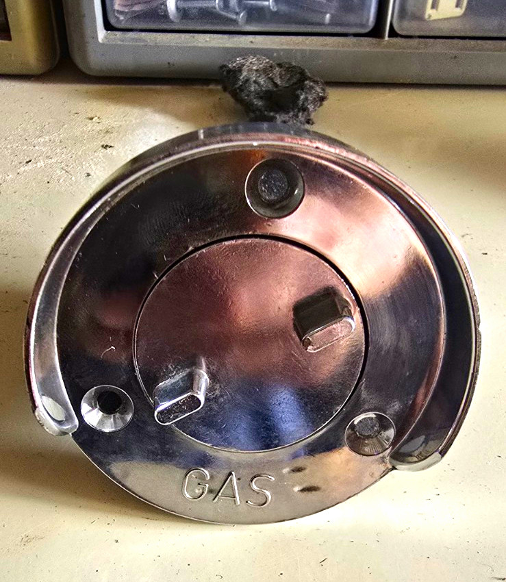 Vintage Perko Chrome Plated Marine Gas Deck Fill Fuel Tank Cap Boat Inlet Gasket
