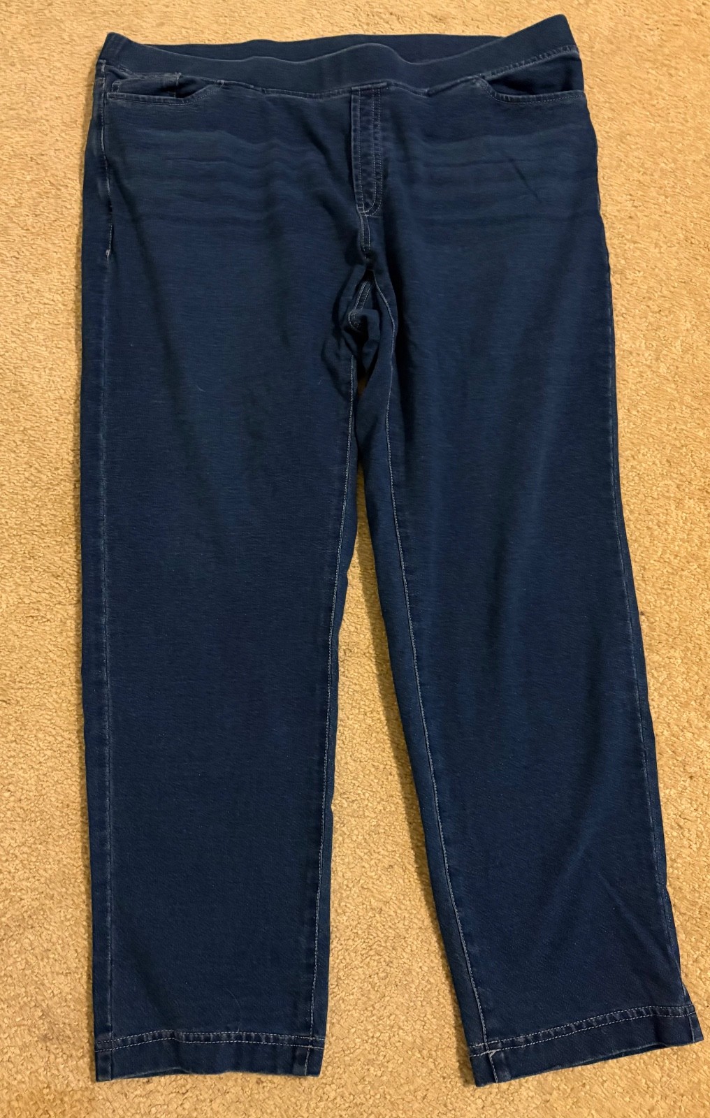 J Jill Pure Jill Indigo Womens Petite XL 5 Pocket Pull On Stretch Denim Jeans J Jill Pure Jill Indigo Womens Petite XL 5 Pocket Pull On Stretch Denim Jeans